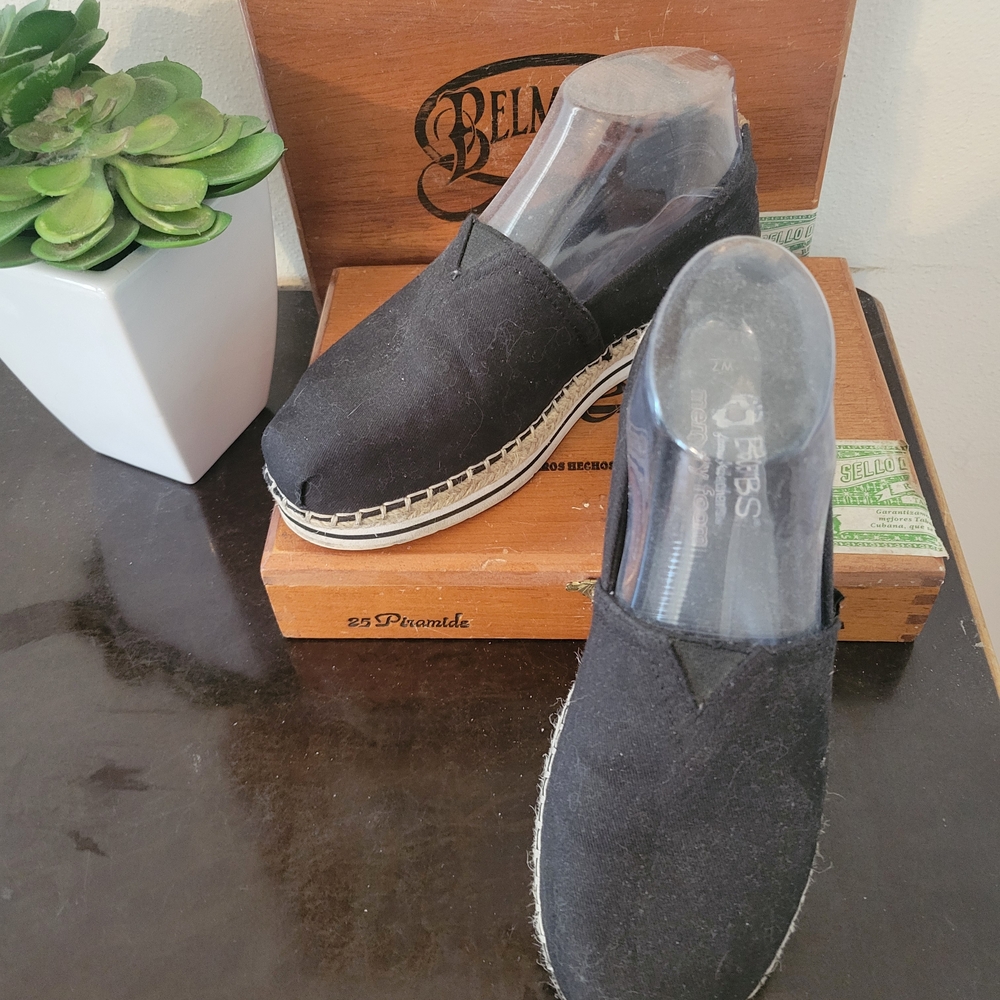 BOBS from Skechers Classic Black Espadrilles